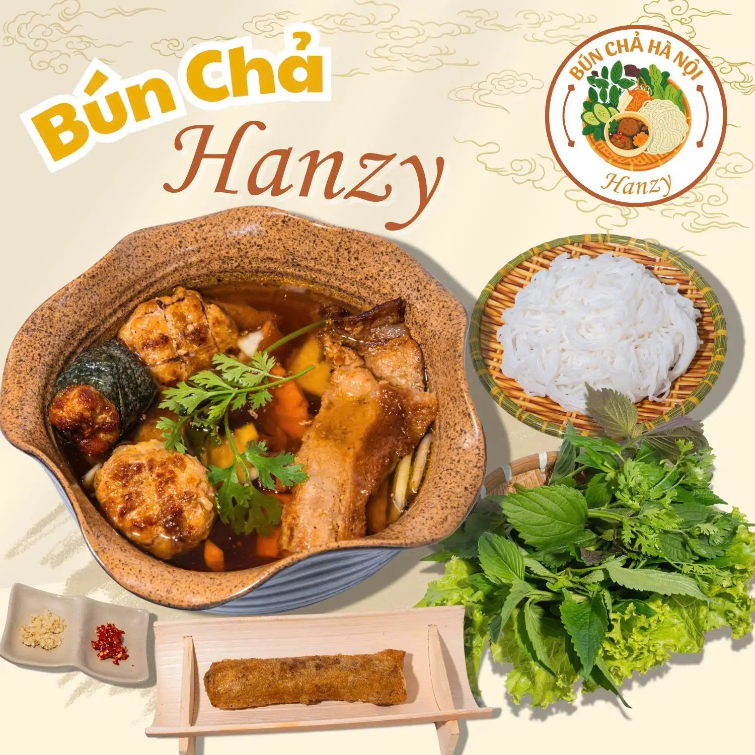 Bún chả đặc biệt - 83.000 ₫ tại Bún Chả Hà Nội Hanzy - Đông Hưng Thuận 38