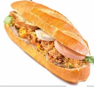 Bánh mì chả tôm chay - 35.000 ₫ tại Bánh Mì Chay Vạn Phước - Trường Sa