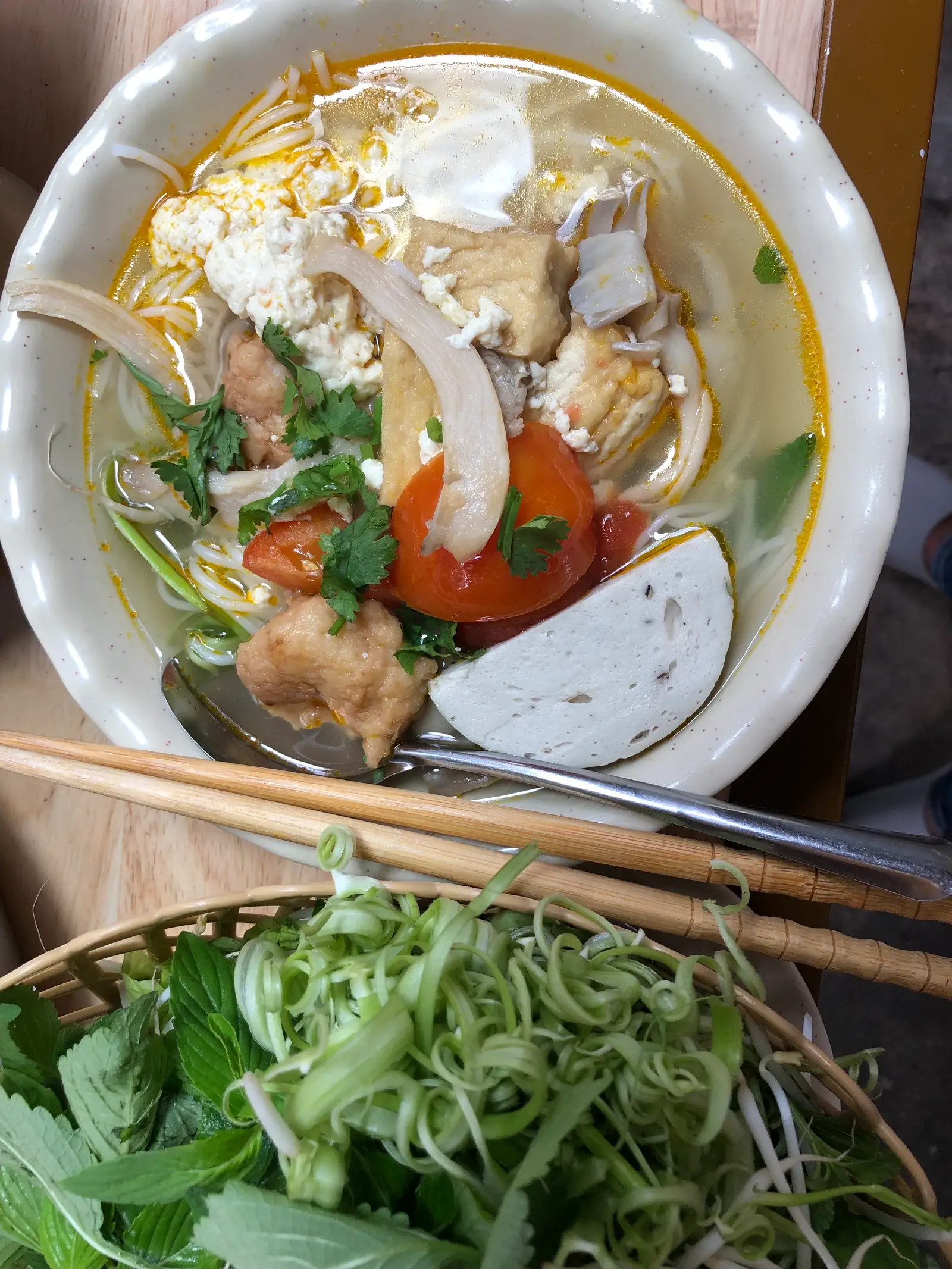 Thứ ba: Bún riêu chay - 35.000 ₫ tại Ẩm Thực Chay Cô Xuân - Nguyễn Bặc