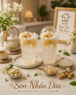 Hình ảnh Sen nhãn dừa