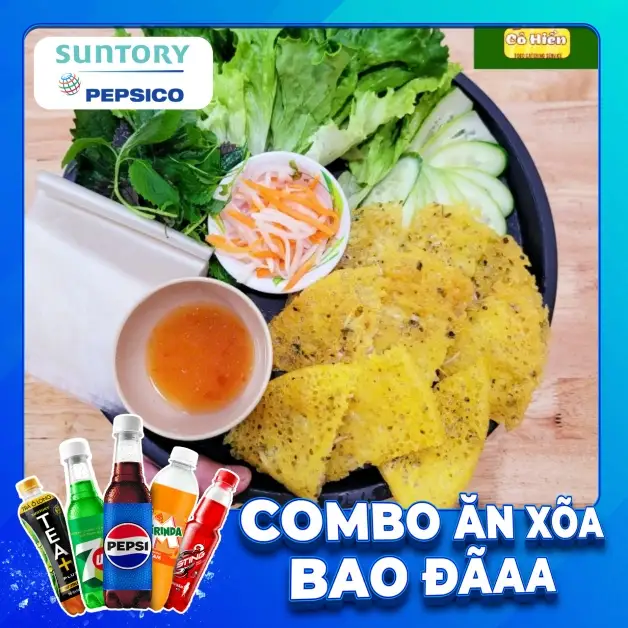 Hình ảnh COMBO 1 Suất Bánh Xèo + 1  Cocacola
