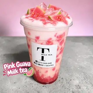 Hình ảnh Trà sữa ổi hồng