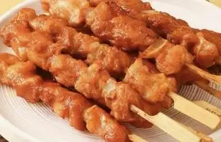 xiên thịt và xụn gà chiên 1 cây - 38.000 ₫ tại Dong Bei Malatang - Mì Cay Tê - Đường Chợ Lớn