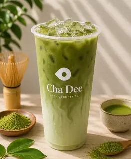 Latte Matcha - Matcha latte - 45.000 ₫ tại Cha Dee - Trà Thái & Trà Trái Cây Nhiệt Đới - Nguyễn Đình Chiểu