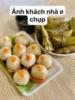 Hình ảnh 10 bánh ít sống(hấp 15-20p lửa nhỏ + chiên đế ram để sử dụng)