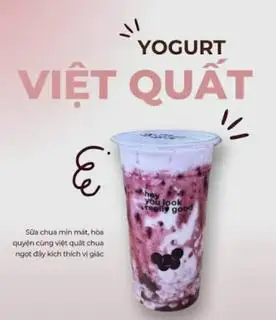 Hình ảnh Sữa Chua Việt Quất