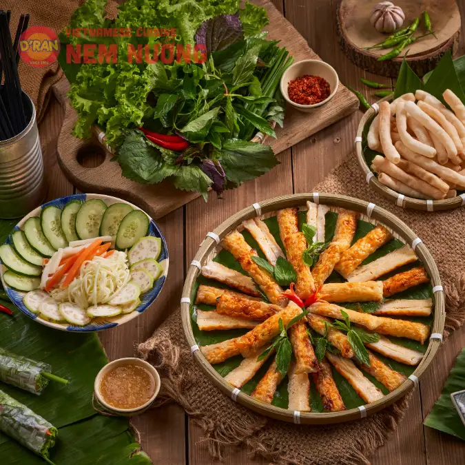 Phần 5 Người - Nem Nướng D'ran - Healthy & Fresh - 426.000 ₫ tại Nem Nướng D'ran - Since 1968 - Bến Vân Đồn 