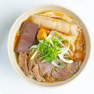 Hình ảnh Bún Bò Đầy Đủ Không Giò