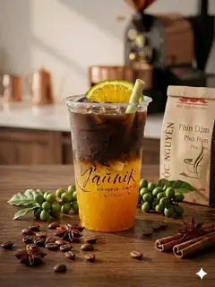 Hình ảnh Americano Cam Sả ( Arabica Cầu đất )