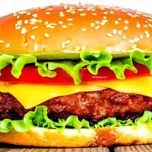Hình ảnh Hamburger bò trứng