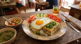 Hình ảnh Cơm Chả Ốp La