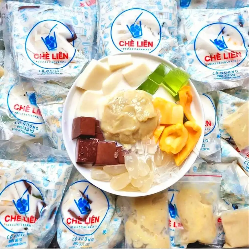Hình ảnh Chè Sầu Liên mix Đậu Đỏ