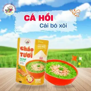 Hình ảnh Cháo tươi cá hồi