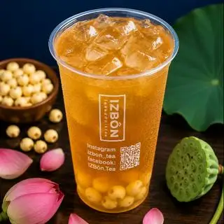 Hình ảnh Trà sen nguyên vị (có hạt sen)