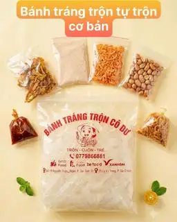 Bánh Tráng Trộn TỰ TRỘN CƠ BẢN( không xoài rau trứng ) - 35.000 ₫ tại Bánh Tráng Trộn Cô Dư - Nguyễn Trung Ngạn