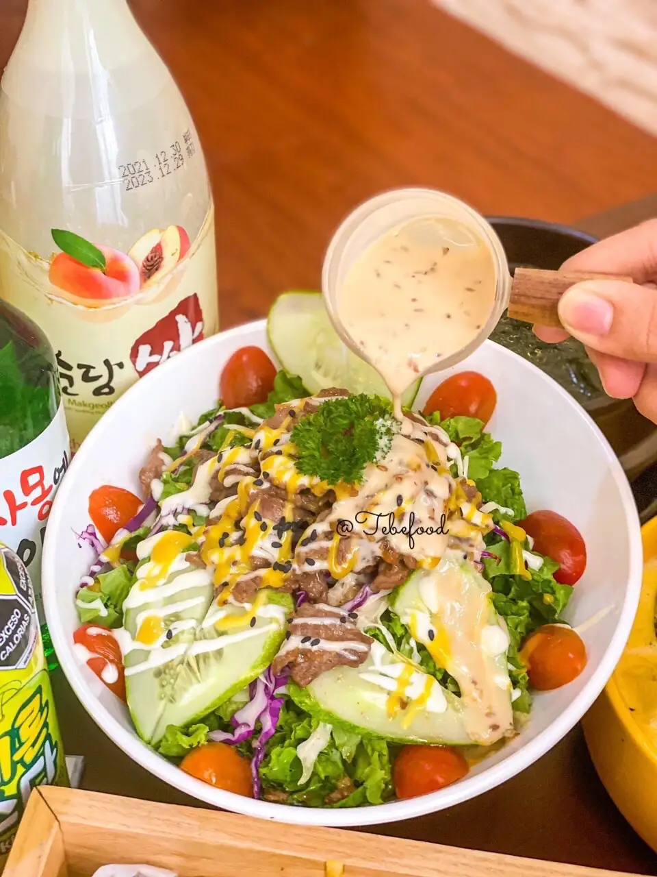 Salad bò bulgogi sốt mè rang - 불고기 샐러드 - 89.000 ₫ tại Korea House - Món Ăn Hàn Quốc - Tô Hiến Thành