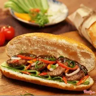 Hình ảnh Bánh Mì Thịt Nướng nước sốt đặc biệt ( Phần Lớn )