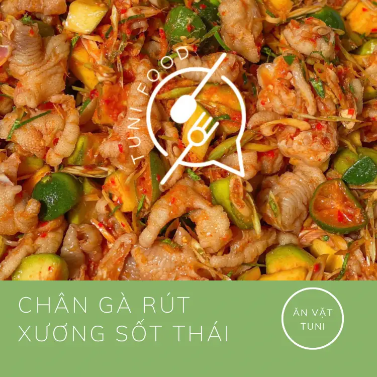 Chân Gà Rút Xương Sốt Thái - 70.000 ₫ tại Chân Gà Sốt Thái TuNi - Lê Văn Thọ