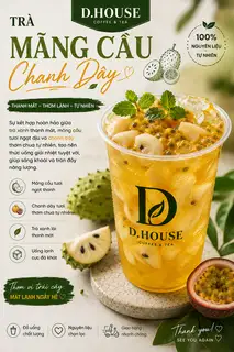Hình ảnh Trà Mãng Cầu Chanh Dây