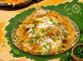 Hình ảnh Bánh tráng mỡ hành