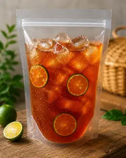 Hình ảnh Hồng trà tắc