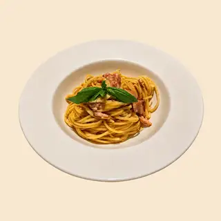 Hình ảnh Mỳ Ý Carbonara Sốt Kem & Thịt Xông Khói