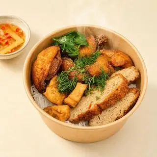 Hình ảnh Bún Cá Chấm Đầy Đủ ( Cá + Chả Cá )