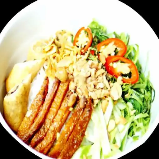 Bún thịt nướng chả giò chay - 74.520 ₫ tại Sen - Nhà Hàng Chay - Phó Đức Chính