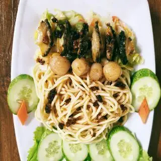 Hình ảnh Mì Xèo Bào Ngư Sò Điệp Sốt X.O