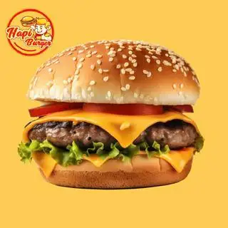 Burger bò - 60.000 ₫ tại Gà Rán & Hamburger Bò Miếng HAPI - Vũ Huy Tấn