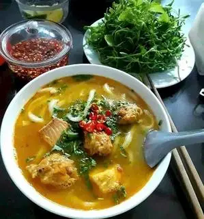 Hình ảnh bánh canh chả cua+cá