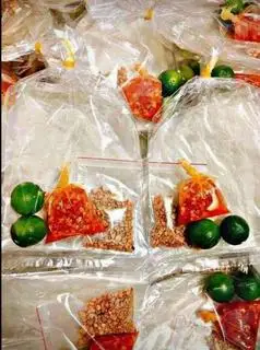 Bánh tráng sate ớt tắc cay - 12.000 ₫ tại Bánh Tráng Trộn 34 - Đồng Đen