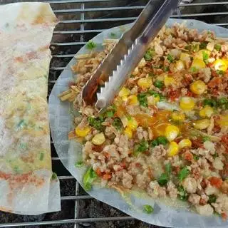 Hình ảnh Combo bánh tráng nướng Mắm Ruốc + 1 chai sâm 