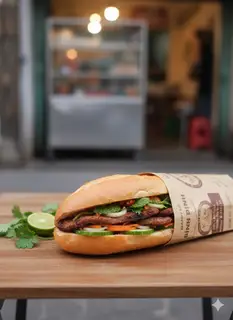 Hình ảnh Bánh mì thịt nướng