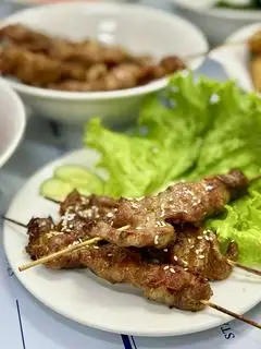 Hình ảnh xiên thịt nướng