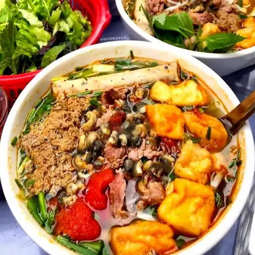 Bún riêu cua - ốc - bò - giò tai - đậu - 95.000 ₫ tại Bún Riêu Cua Ốc Hà Nội