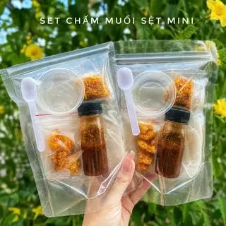 Hình ảnh Set Bánh Tráng Chấm Muối Sệt