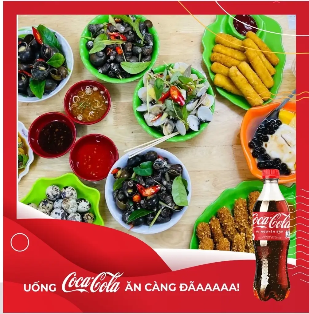Hình ảnh Combo 1: 1 ốc nhỏ - 1 ngao - 10 trứng luộc - coca chai