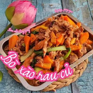 Hình ảnh Bò xào Rau củ 