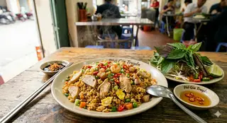 Hình ảnh cơm rang thập cẩm