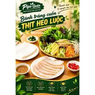 Hình ảnh Bánh Tráng Cuốn Thịt Heo Luộc