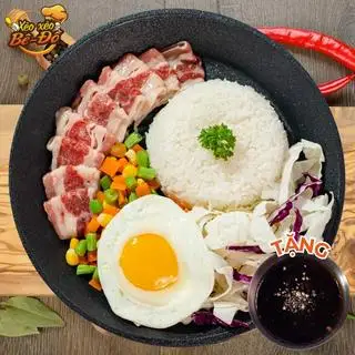 Hình ảnh Cơm Xèo BÒ + TRỨNG + Sốt (Tự chọn)