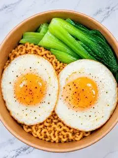 Hình ảnh Mì Trộn 2 Trứng Ốp la