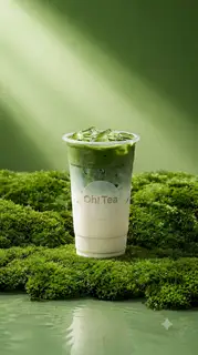 Matcha latte (Uji Nhật) - 42.000 ₫ tại  Oh Tea - Trà Sữa & Bánh Tráng - Nguyễn Thượng Hiền