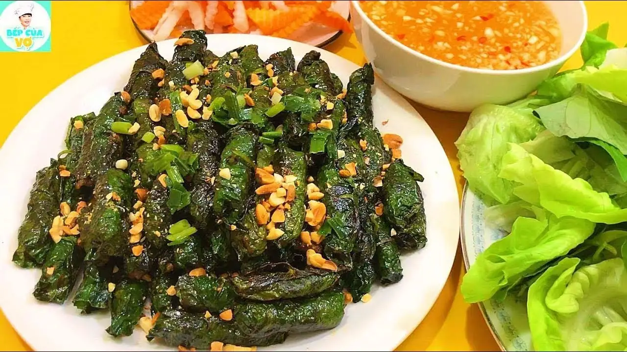 Hình ảnh 10 phần bò lá lốt 80 cuốn 