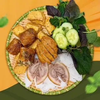 Hình ảnh Bún đậu, nem, thịt chân giò, chả cốm