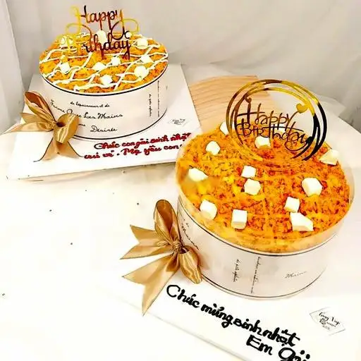 Bông lan trứng muối sinh nhật cho nữ - 430.000 ₫ tại Kẹo Ngọt Bakery - Bánh Kem Sinh Nhật & Bánh Bông Lan Trứng Muối - Gò Dầu