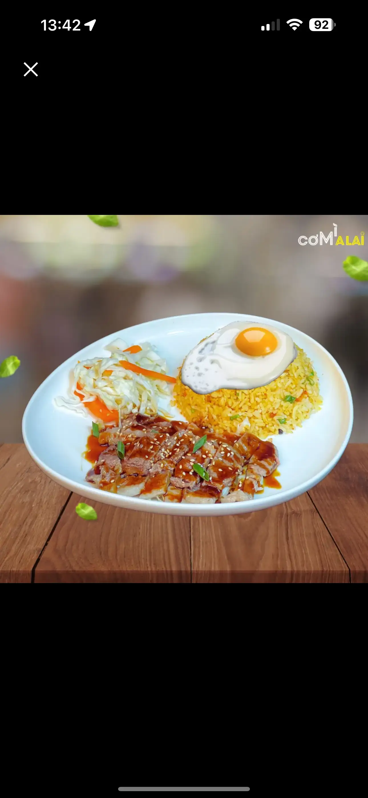Cơm chiên Mã Lai - Bò Sốt Teriyaki + Trứng ốp la - 78.000 ₫ tại Burger House - Cơm Mì Mã Lai - Đặng Văn Ngữ