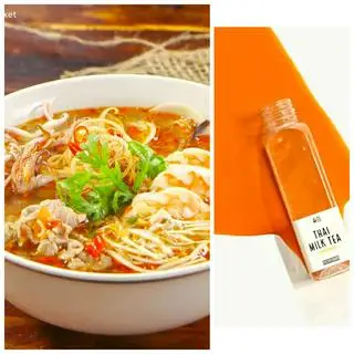 Combo thập cẩm ( bún thái thập cẩm, trà sữa thái đỏ) - 118.000 ₫ tại Bangkok Station - Món Ăn Thái Lan - Xô Viết Nghệ Tĩnh