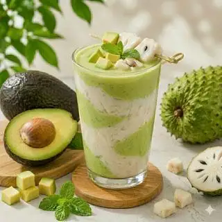 Hình ảnh Sinh tố bơ - mãng cầu
